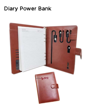 Diary Power Bank - 5000 MAH